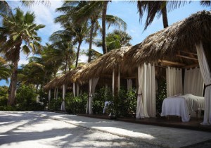 Tiki Huts for Massage at The Palms Hotel & Spa