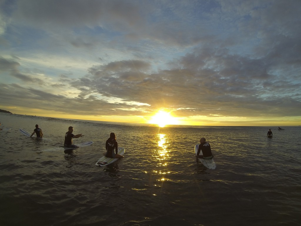 The all-inclusive Surf Simply (Nosara), takes surf coaching to another level for both beginners and the experienced—combined with yoga, massage and healthy meals.
