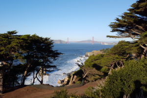 golden gate bridge san fran lands end