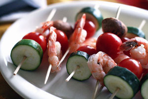New Life Hiking Spa Recipe: Seafood Kabobs - Spafinder