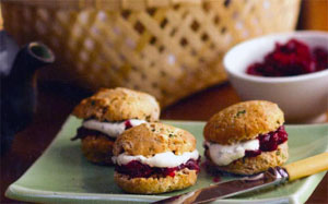 Gwinganna Lifestyle Retreat Recipe: Herb Scones with Beetroot Jam and Cashew Nut Cheese