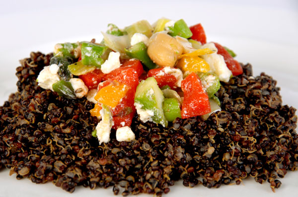 Photo of Quinoa with Vegetables and Feta courtesy of Red Mountain Resort