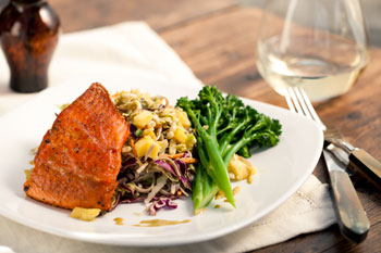 Wellness Week Recipe #3: Miso Salmon Salad - Spafinder