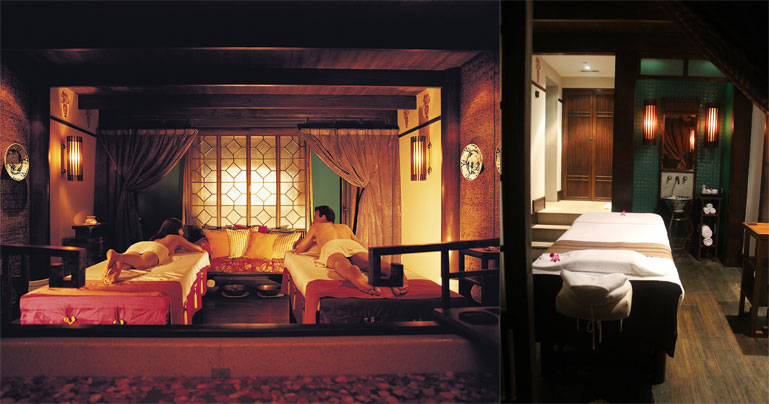 Photo on left courtesy of Mandara Spa, right by Amy Sung