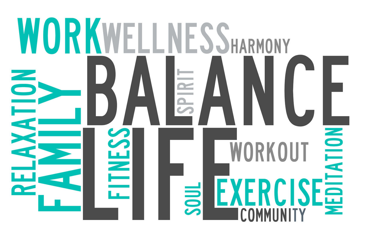 Balance within. Work-Life Balance. Life and work.