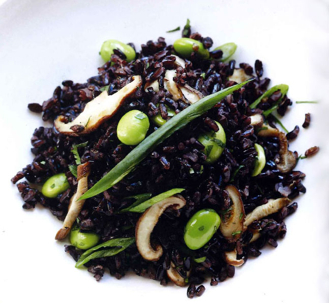 Miraval Black Rice and Edamame Salad Recipe