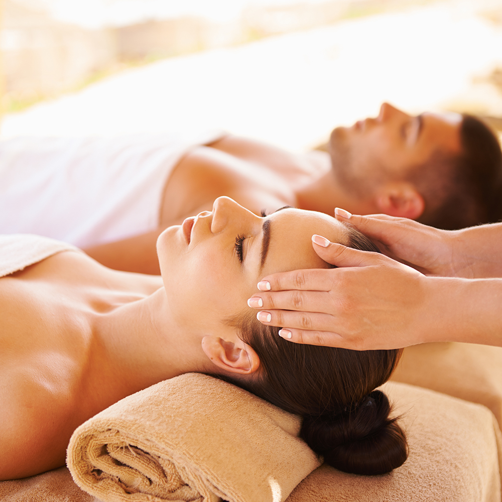 A couples massage is both romantic and therapeutic.