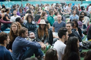 The Big Quiet, photo by Evan Norris: A brief group meditation session held in New York’s Central Park, drew a crowd of over 1,000 in its first year. Five minutes of instruction were followed by 15 of stunning quiet, and then—more than an hour of dancing to soul and afro-Cuban beats.