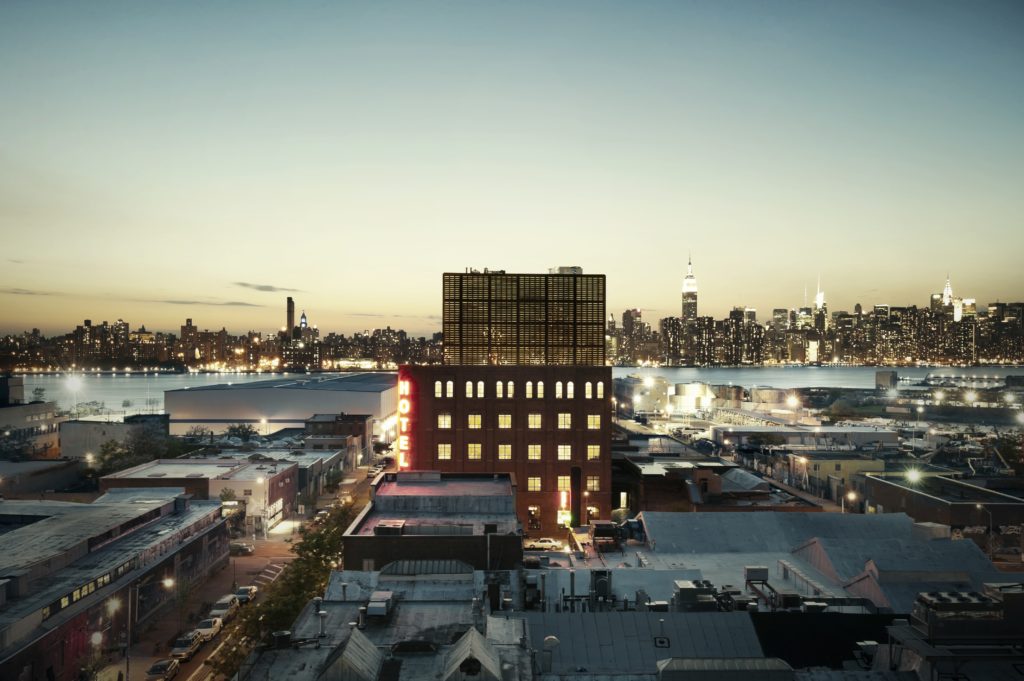 exterior of Wythe hotel