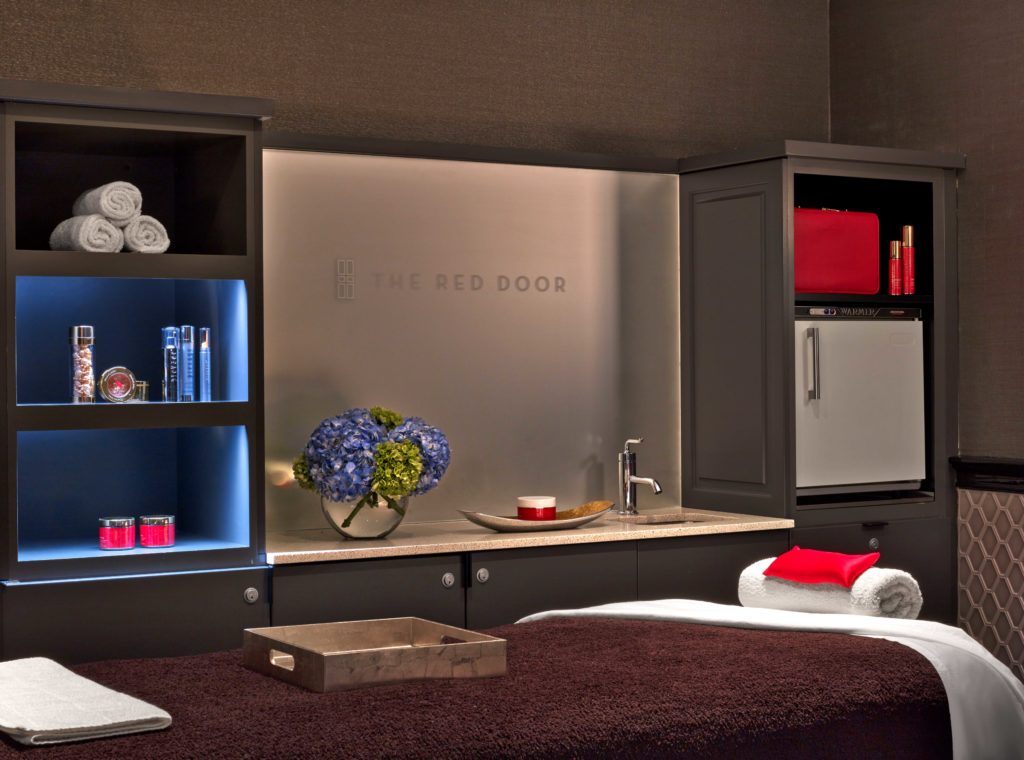 red door spa treatment room