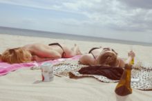 women-sunbathing