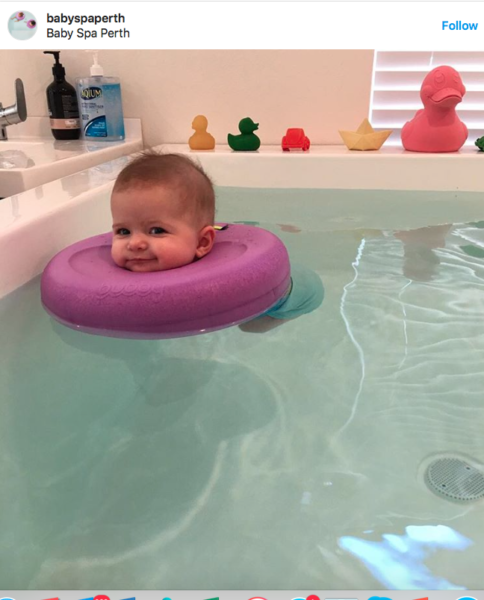 floating babies spa