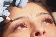 woman-microblading-brow