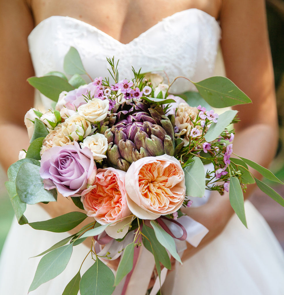 Bride-Holding-Bouquet