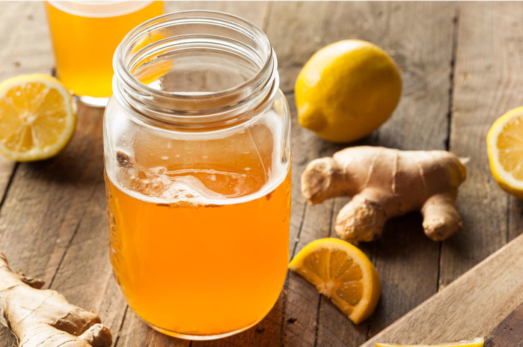 lemon-ginger-kombucha