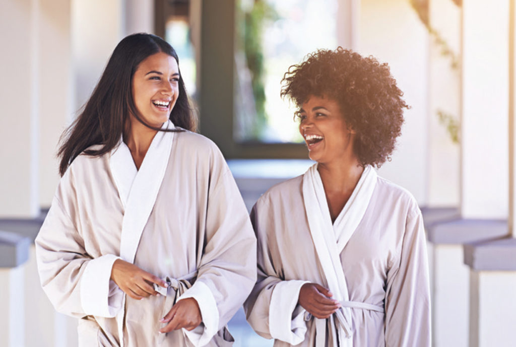 girlfriends-laughing-spa