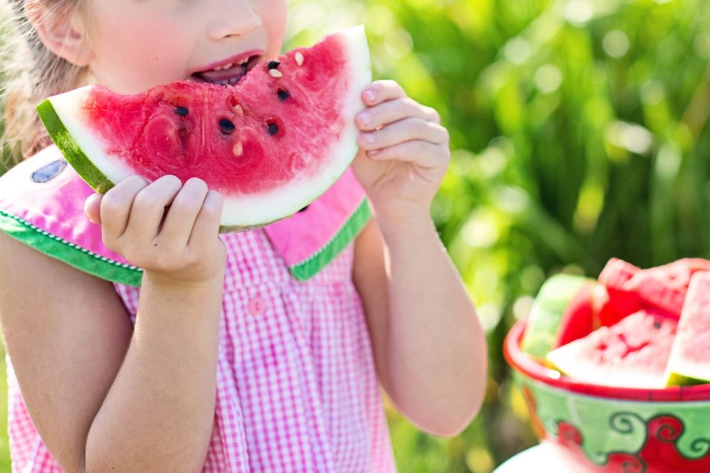 girl-eating-watermelon