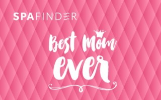 mother's day gift card from spafinder that reads best mom ever