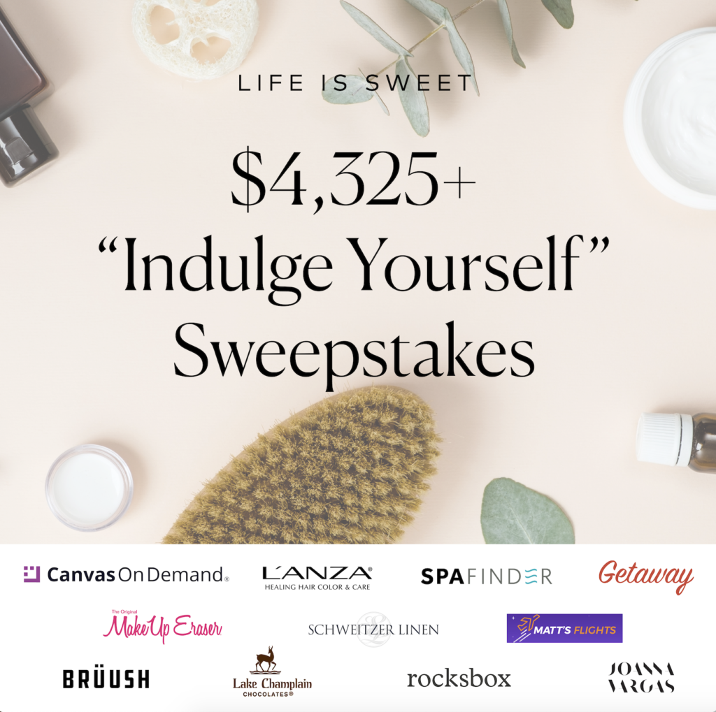 Indulge yourself sweepstakes