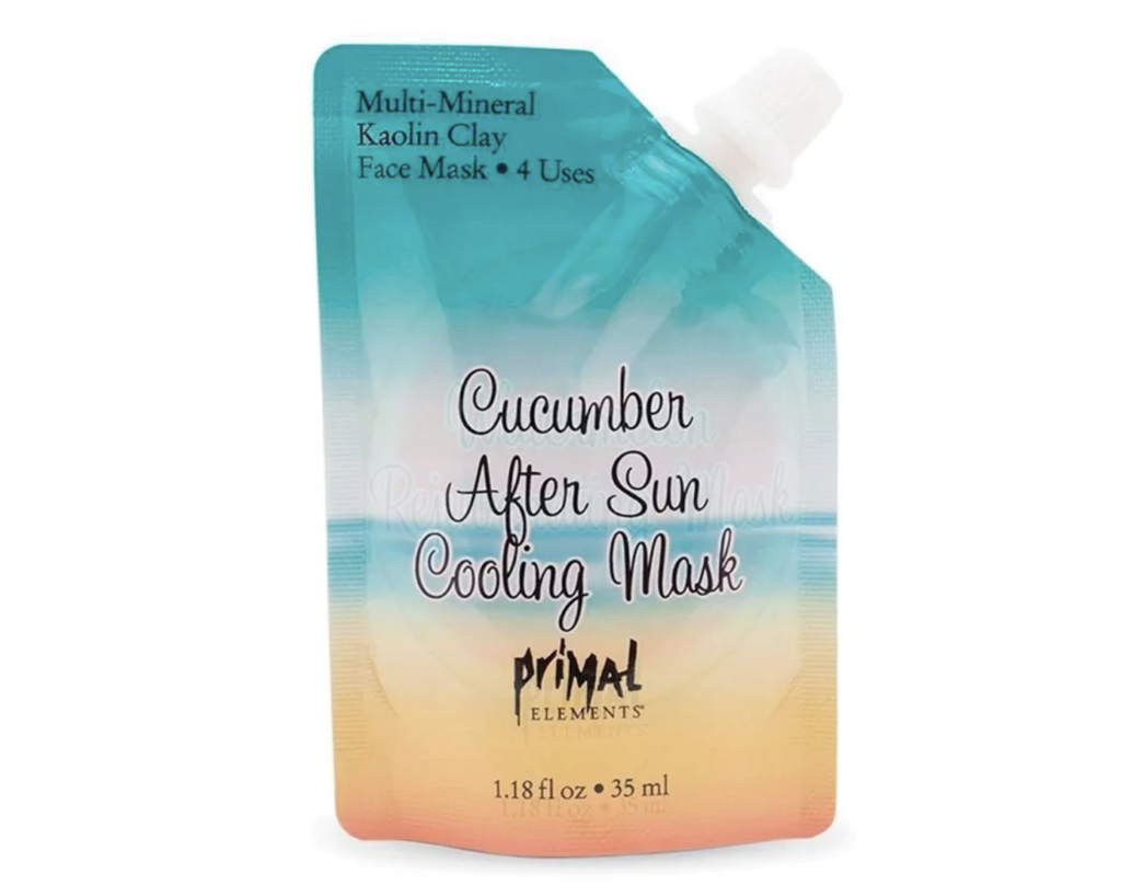 Cucumber After Sun Cooling Face Mask - Primal Elements